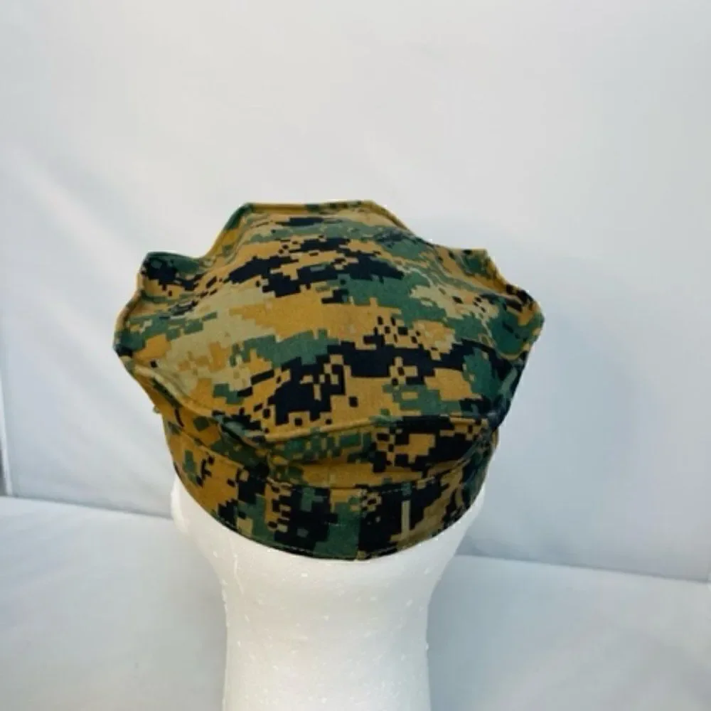 USMC 8-Point Jungle Cover - Marine Corps Digital Jungle Utility Hat- Size S Exce